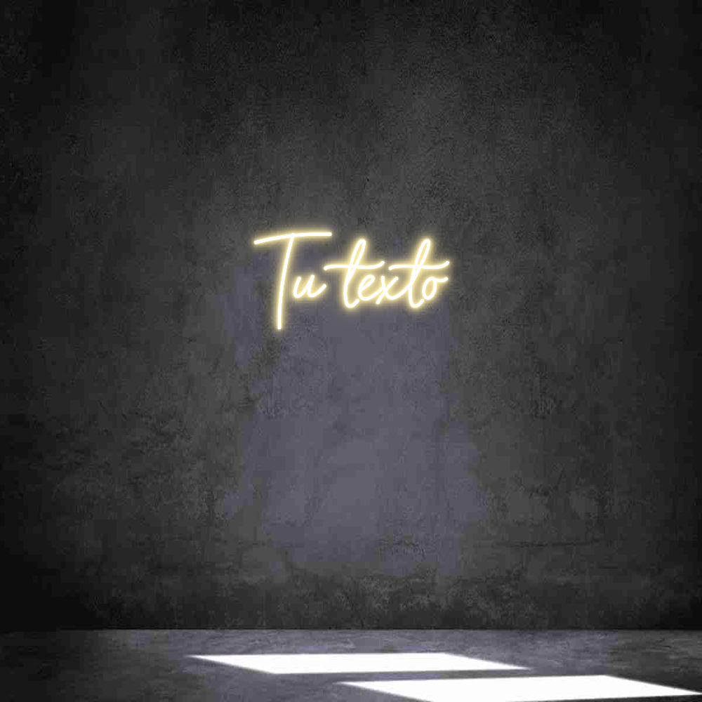 Neon personalizado: Tu texto