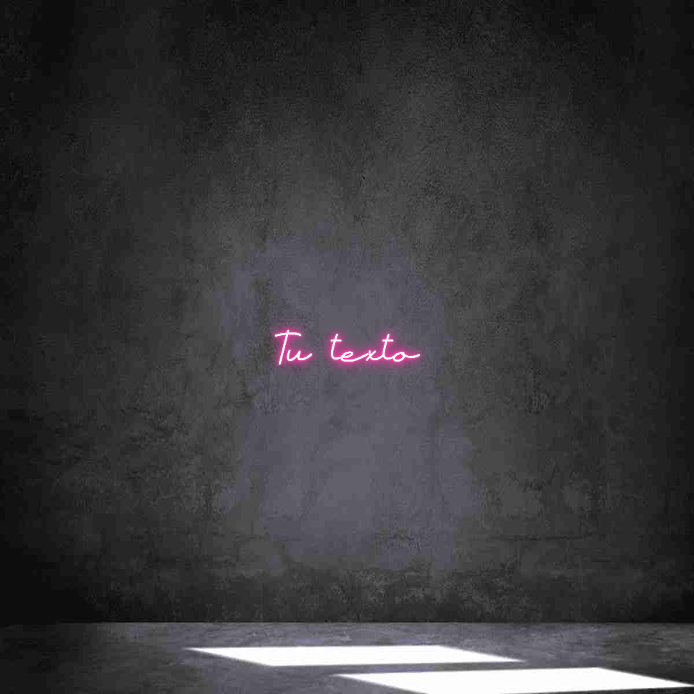 Neon personalizado: Tu texto