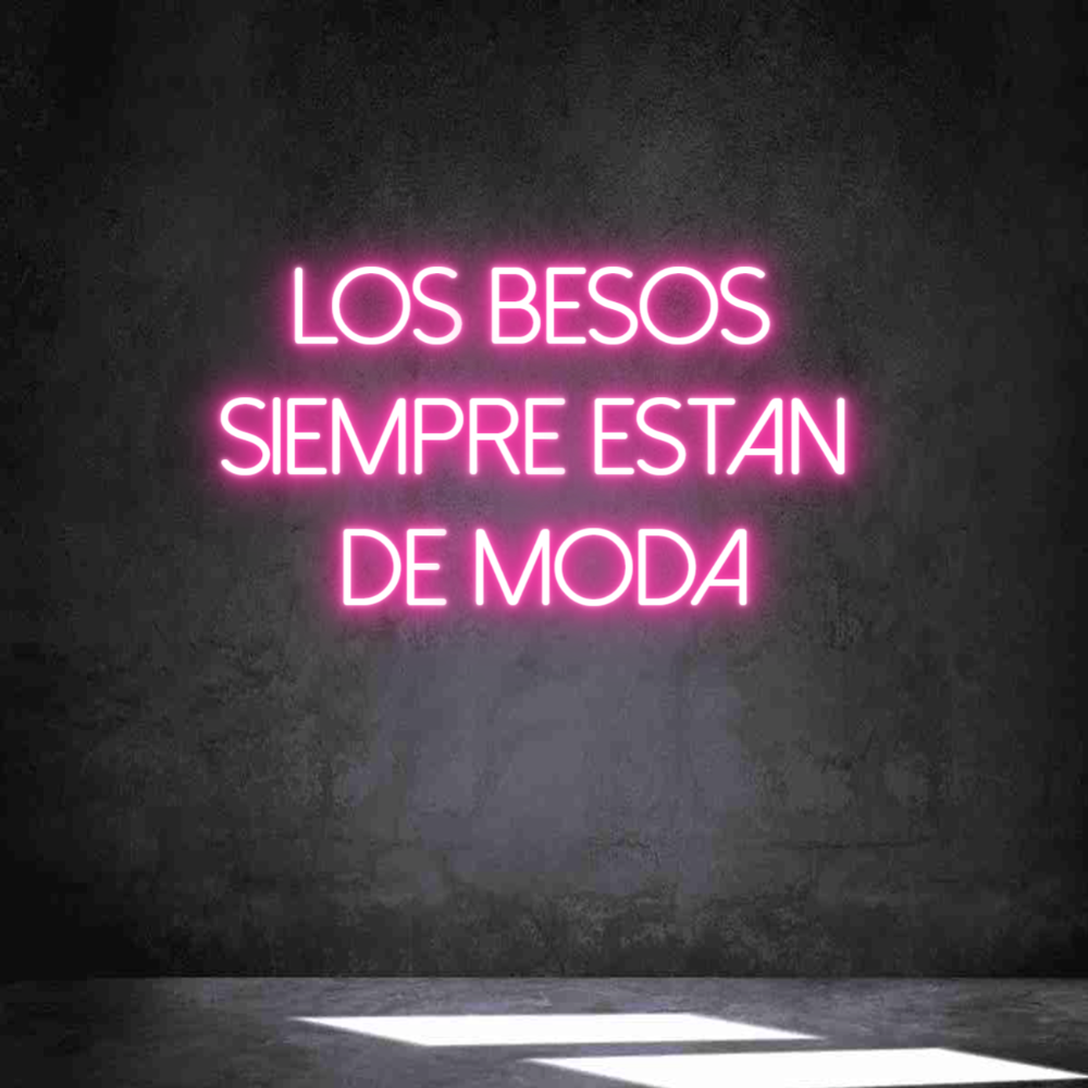 Neon personalizado: LOS BESOS
S...