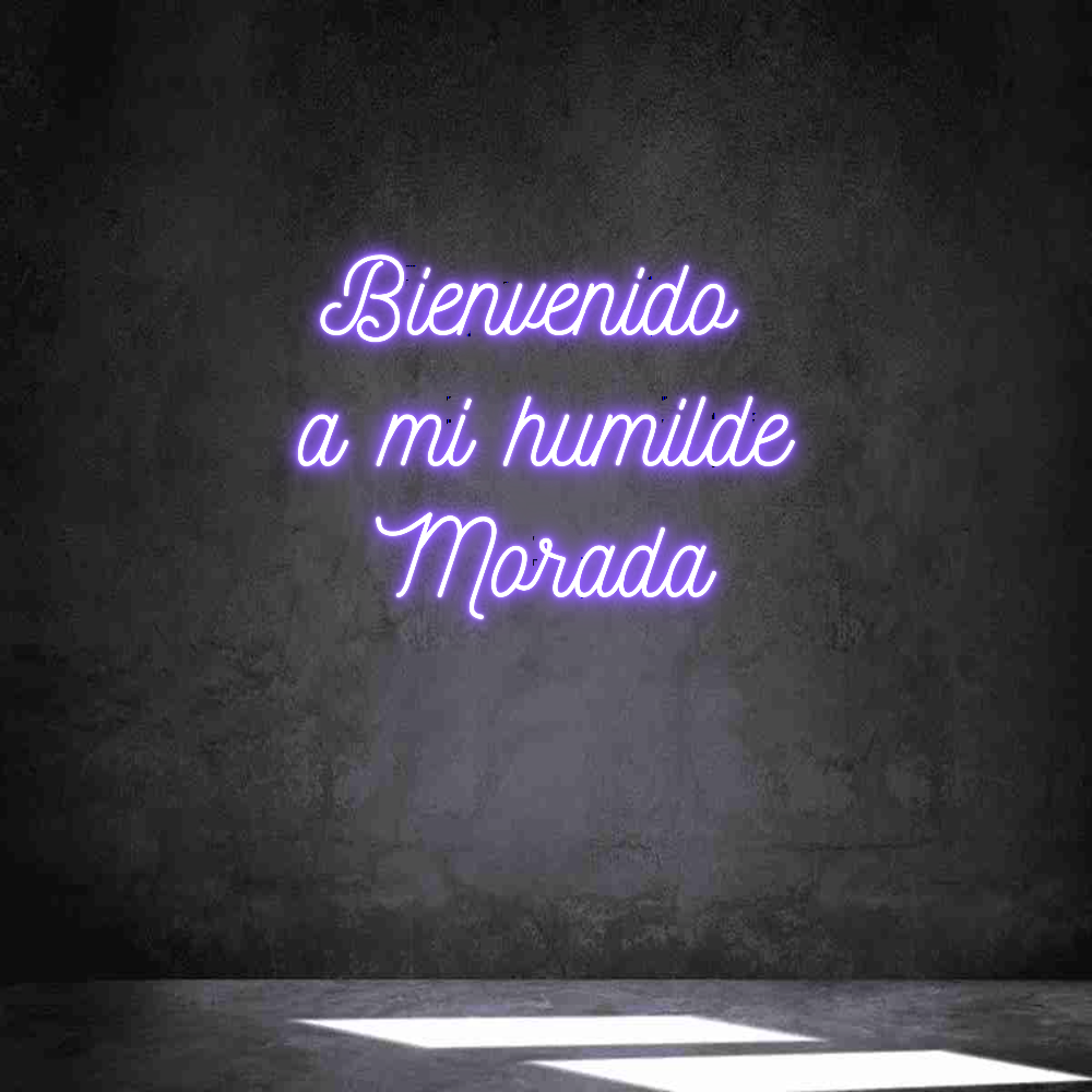 Neon personalizado: Bienvenido
...