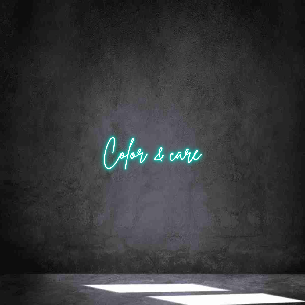 Neon personalizado: Color & care