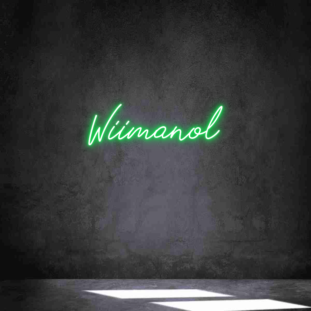 Neon personalizado: Wiimanol