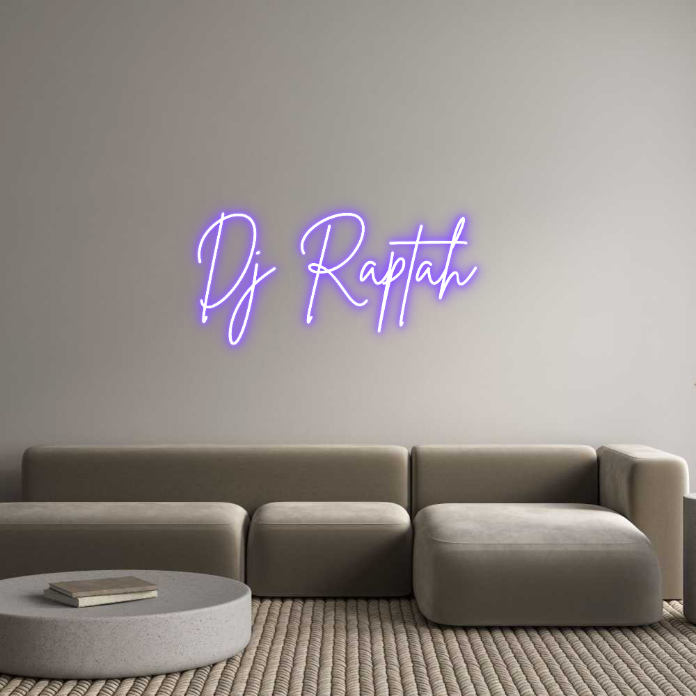 Neon personalizado: Dj Raptah