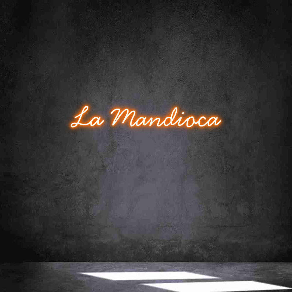 Neon personalizado: La Mandioca