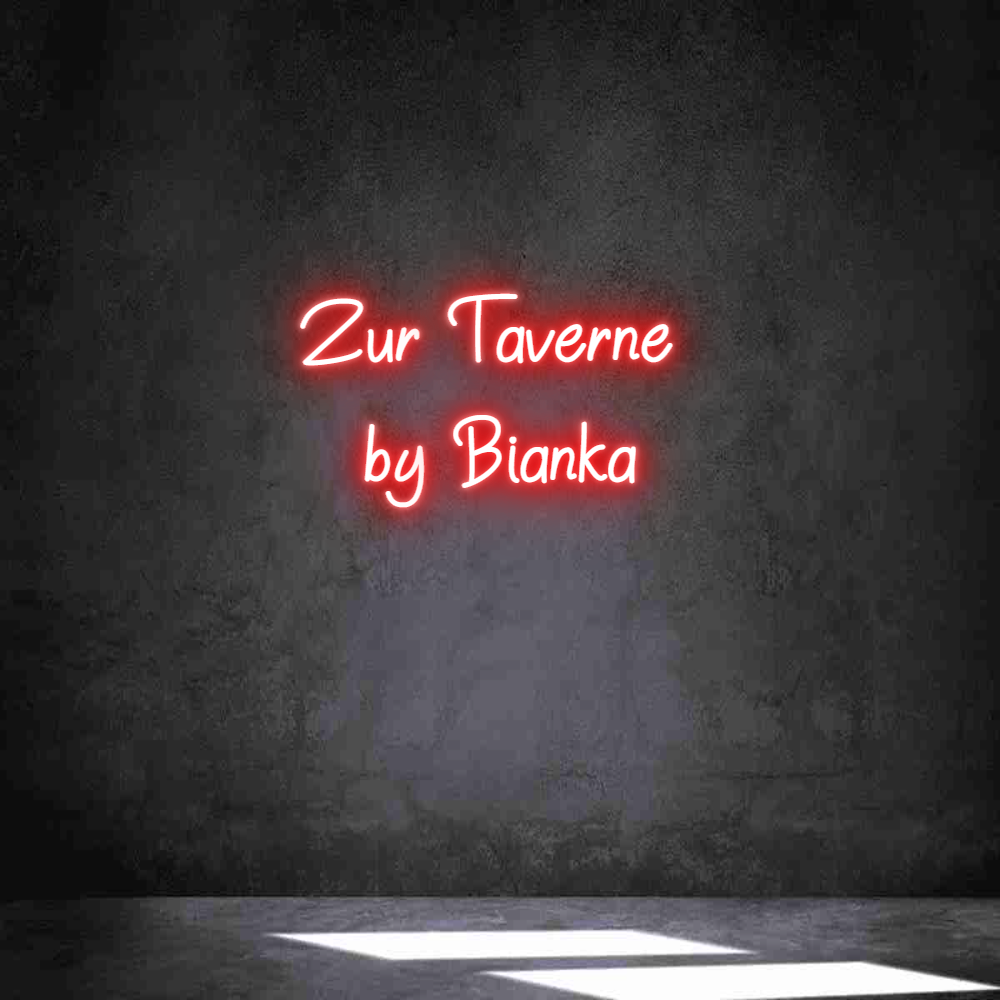 Neon personalizado: Zur Taverne
...