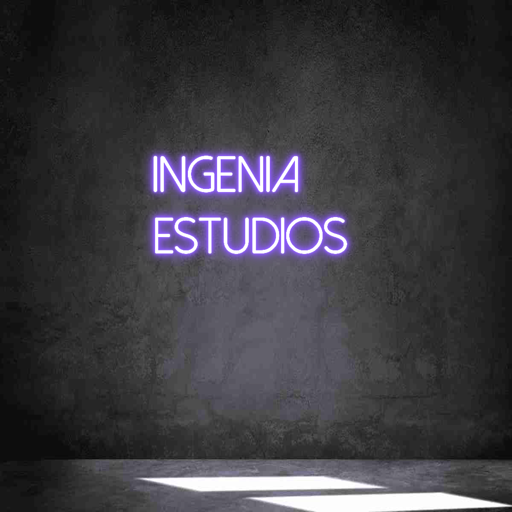 Neon personalizado: INGENIA
Estu...