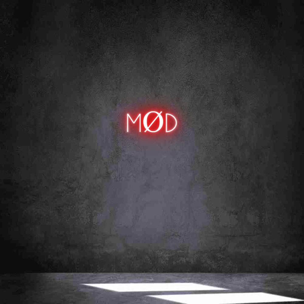 Neon personalizado: MØD