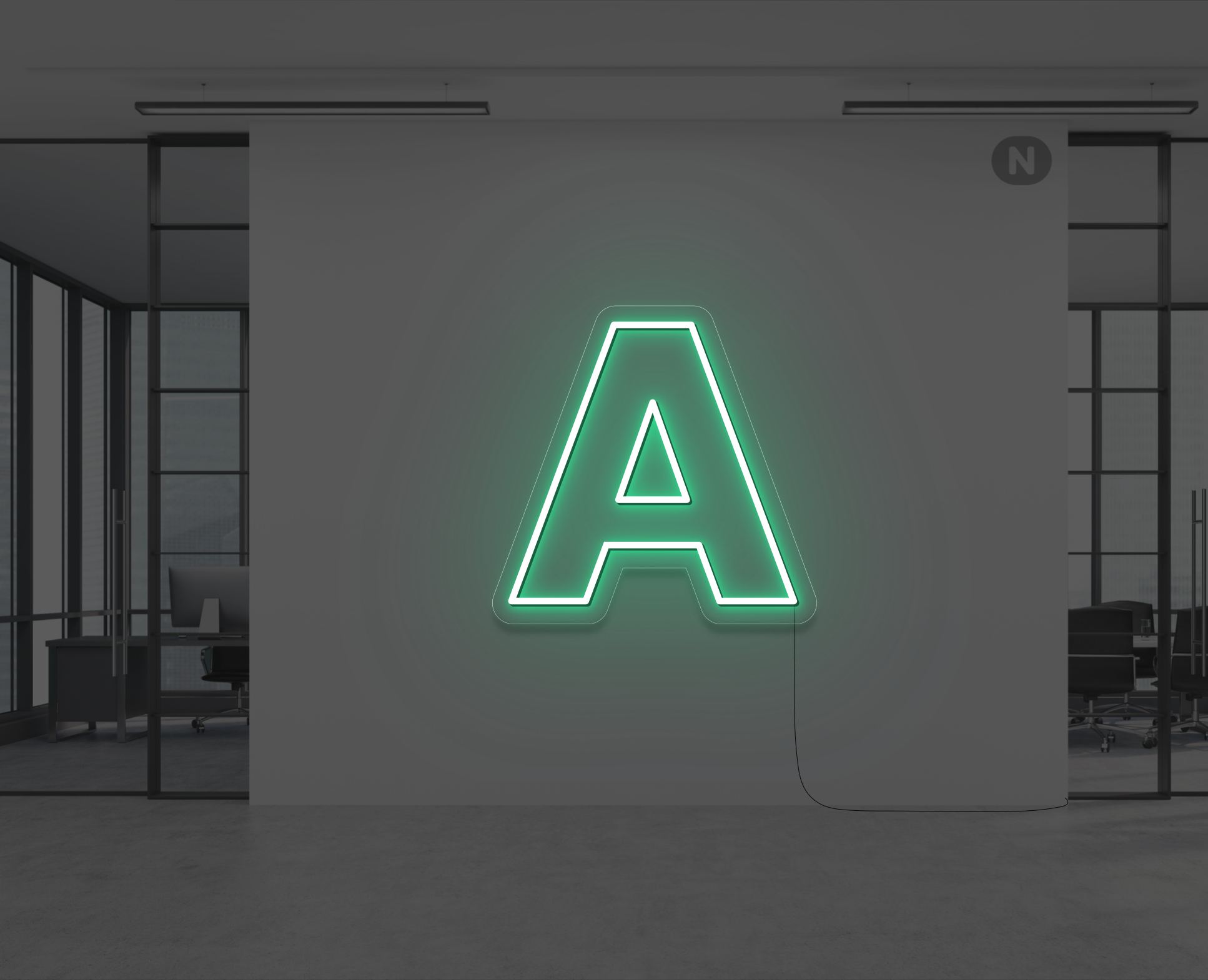 letras-de-neon-a-verde