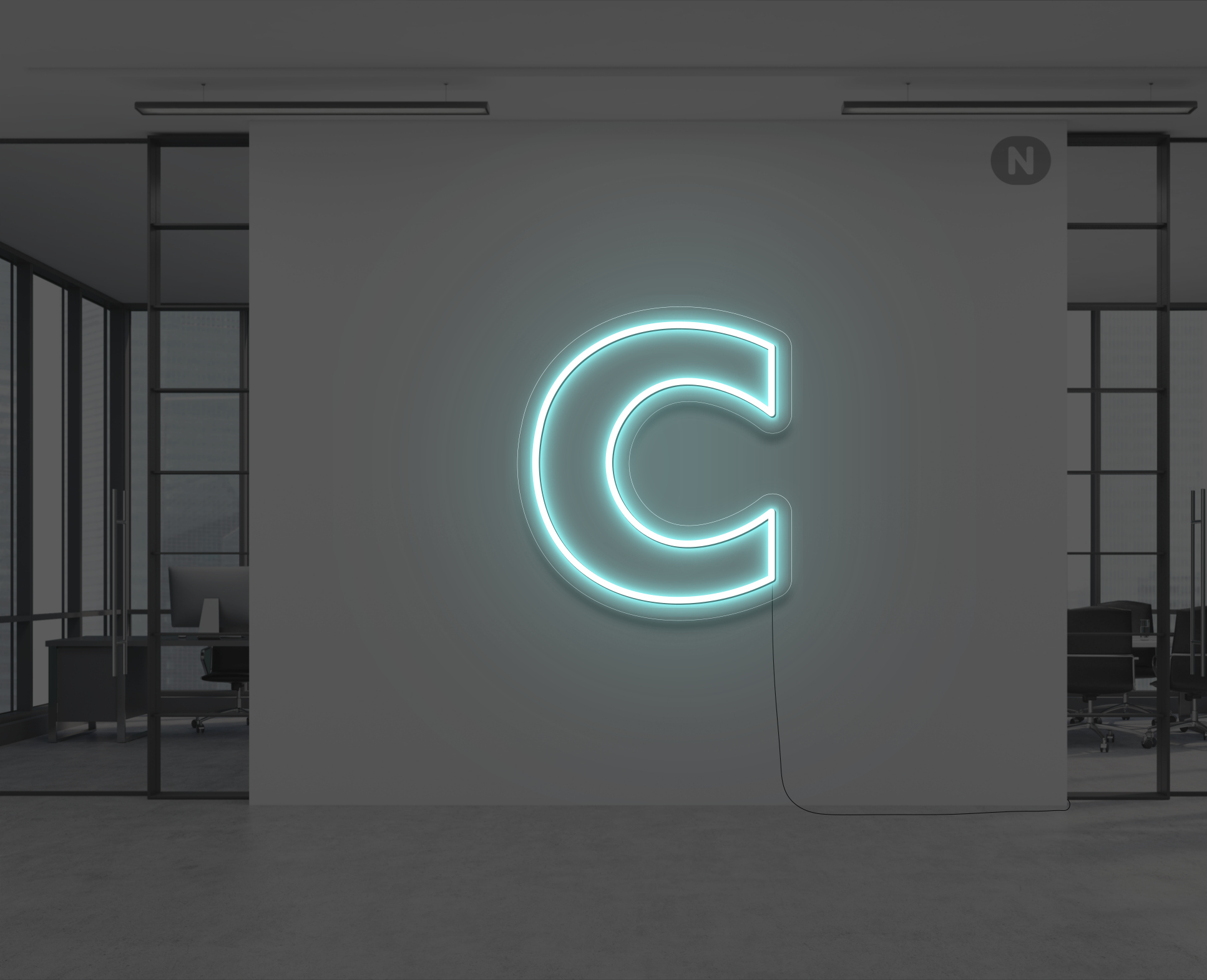 letras-de-neon-c-azul-hielo