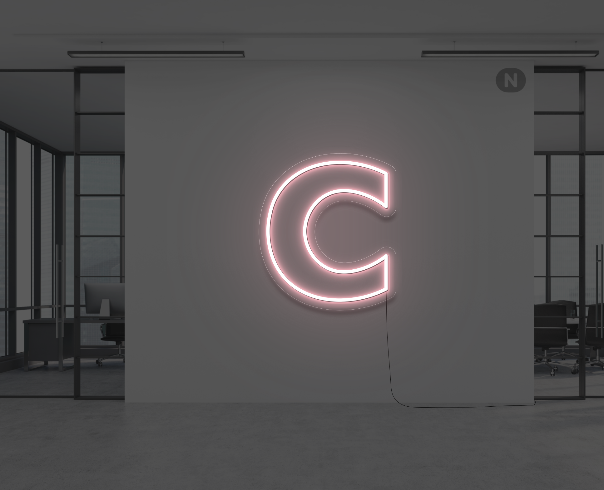 letras-de-neon-c-rosa