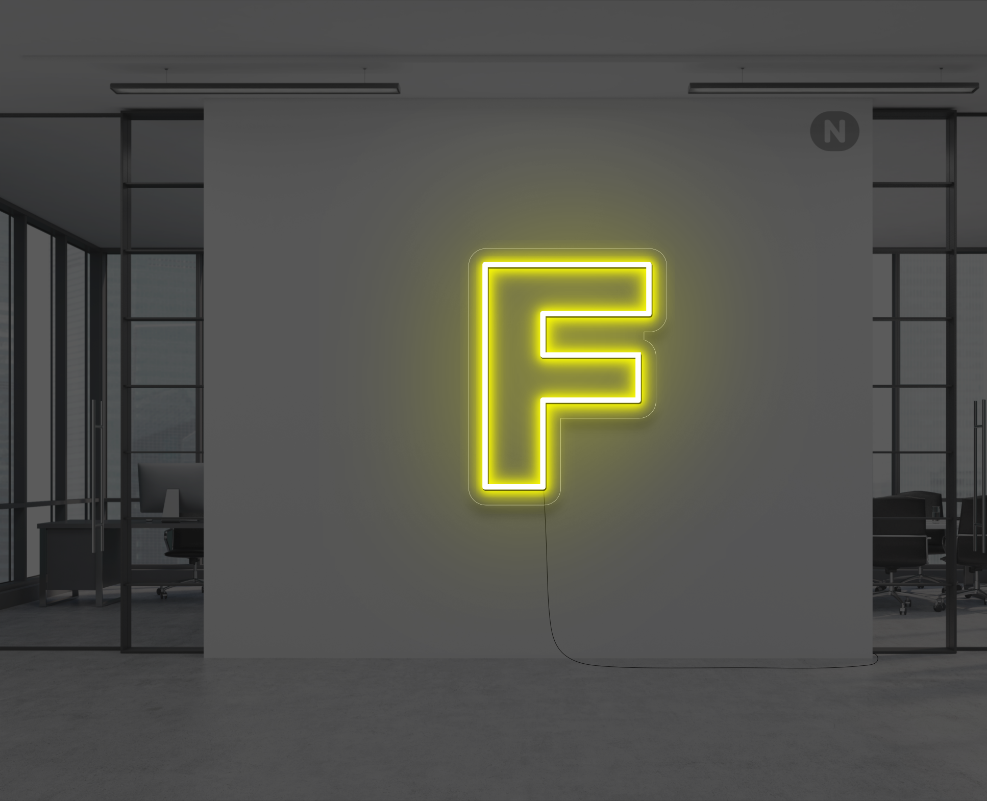 letras-de-neon-f-amarillo