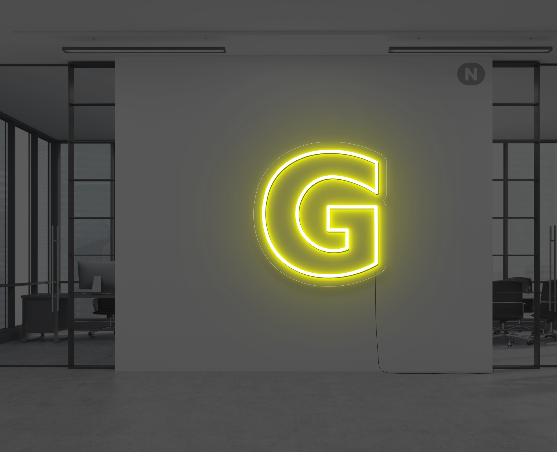 letras-de-neon-g-amarillo