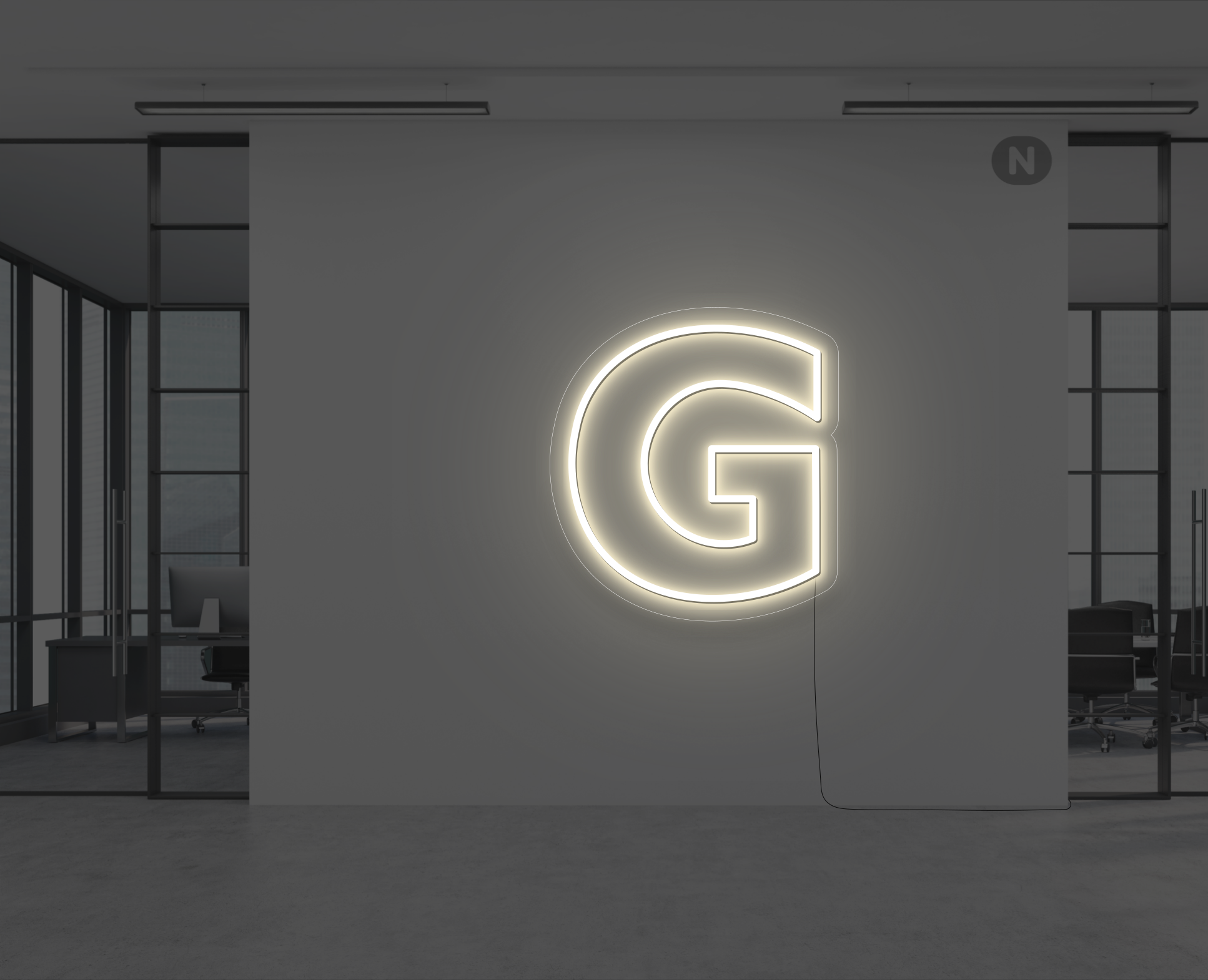 letras-de-neon-g-blanco-calido