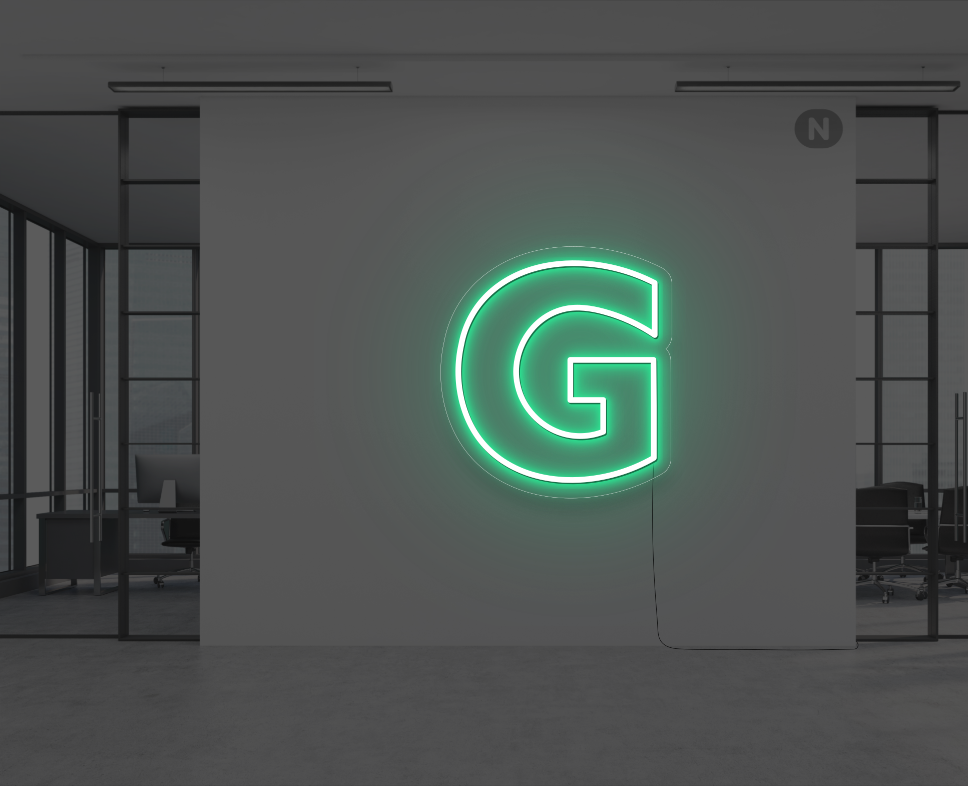 letras-de-neon-g-verde