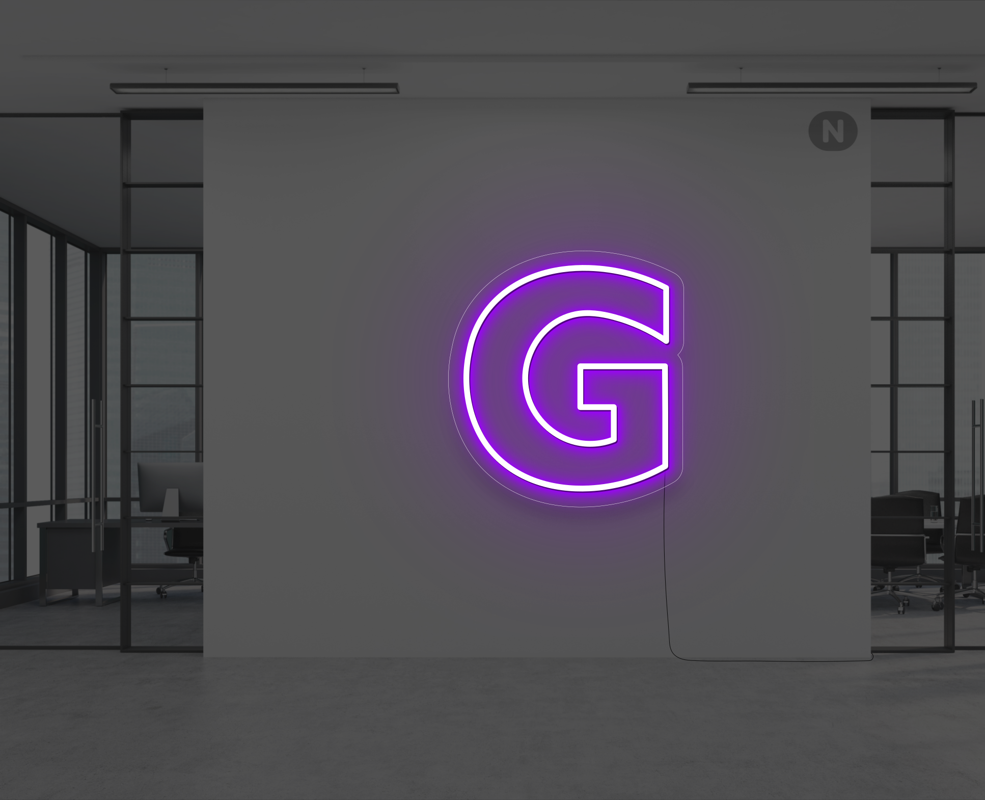 letras-de-neon-g-violeta