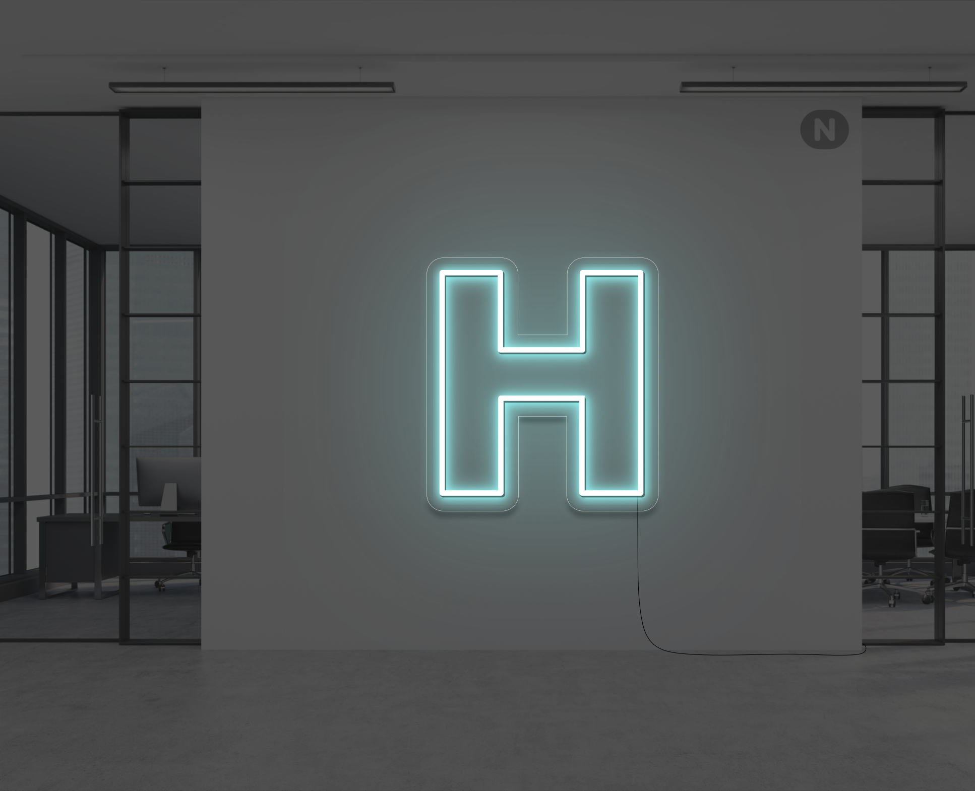 letras-de-neon-h-azul-hielo