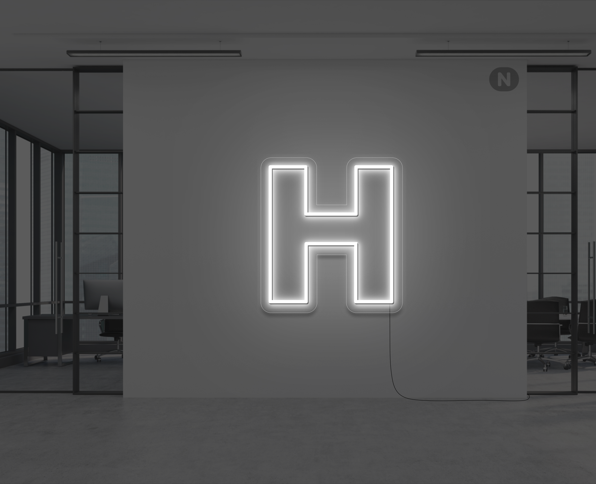letras-de-neon-h-blanco
