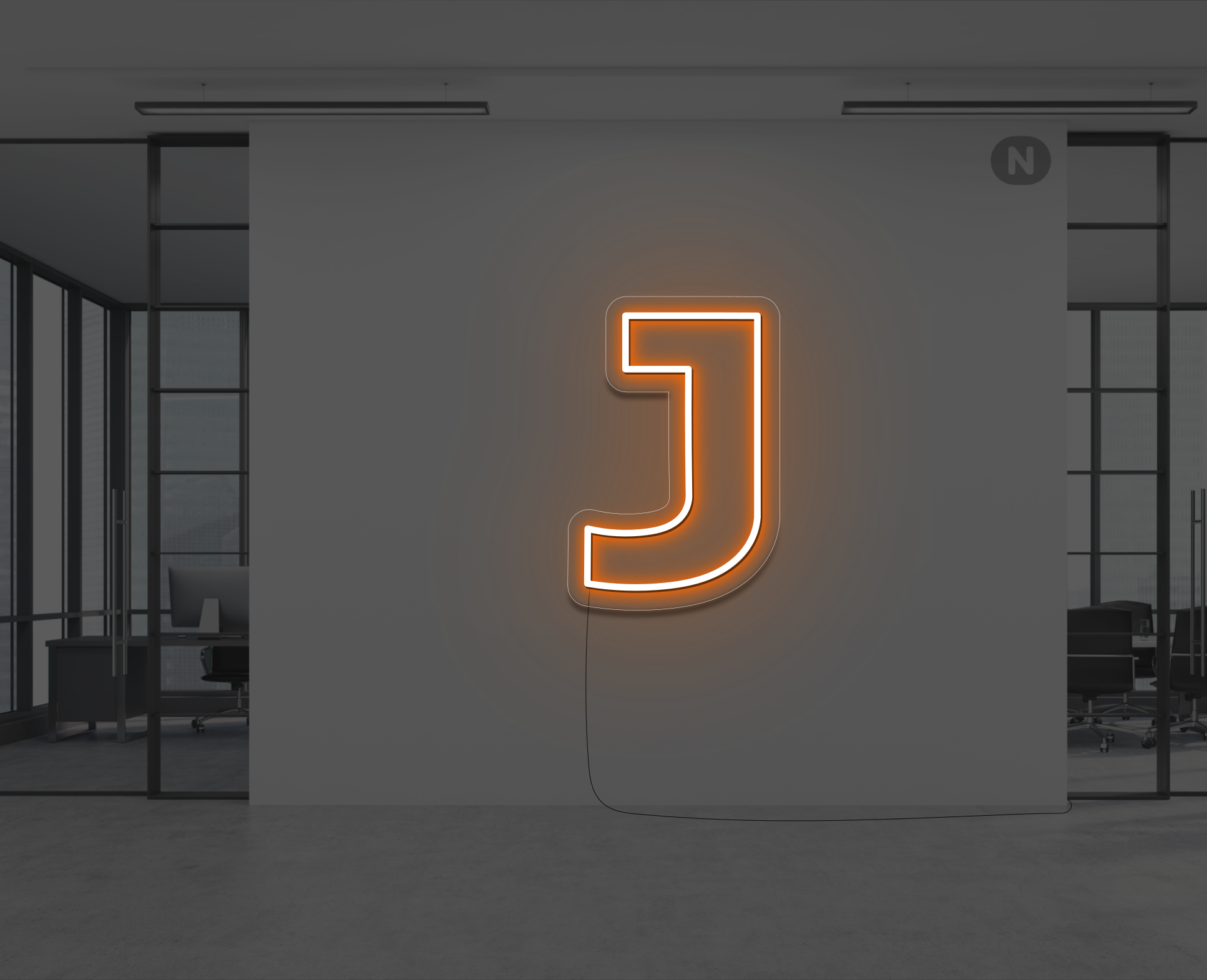 letras-de-neon-j-naranja