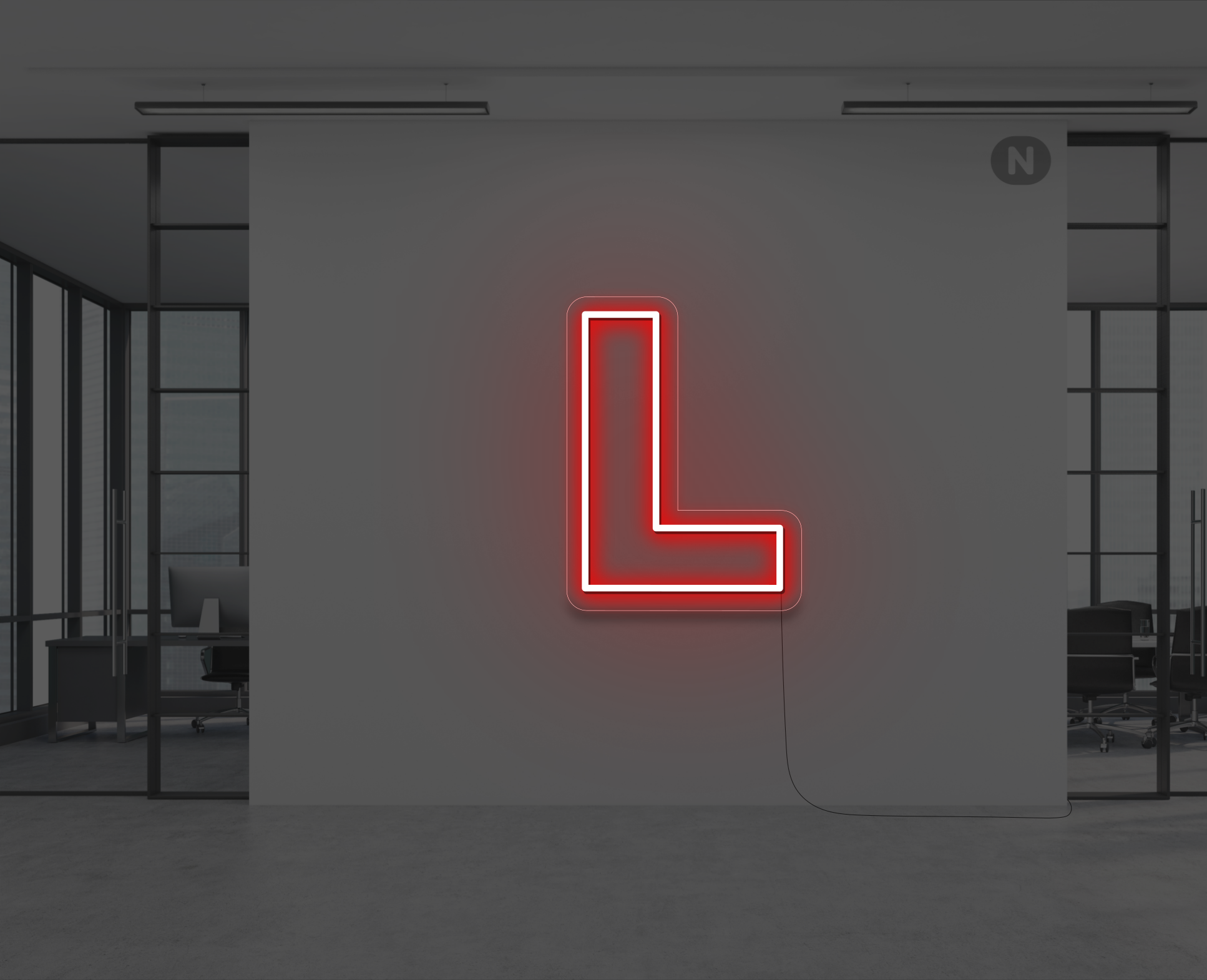 letras-de-neon-l-rojo