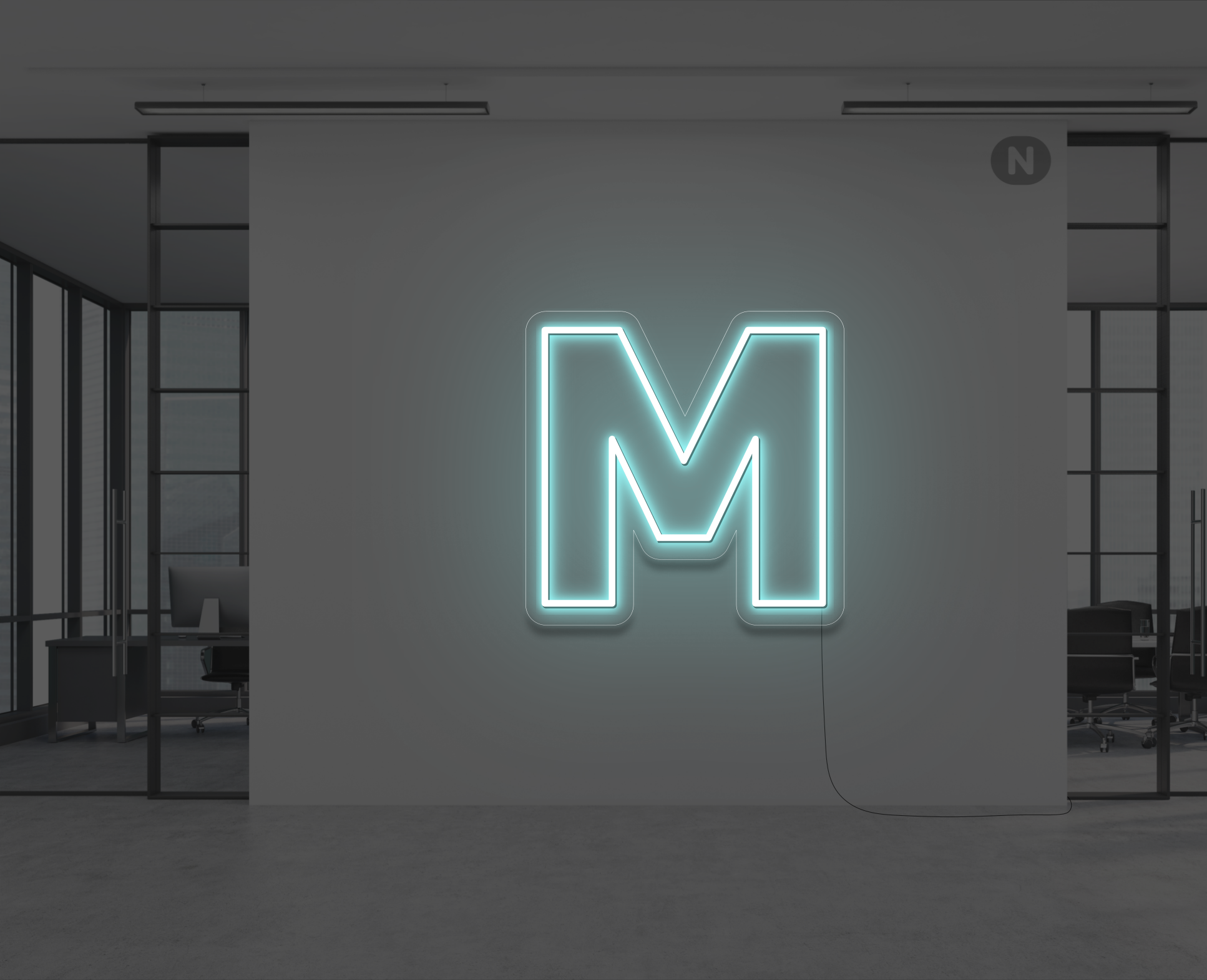 letras-de-neon-m-azul-hielo
