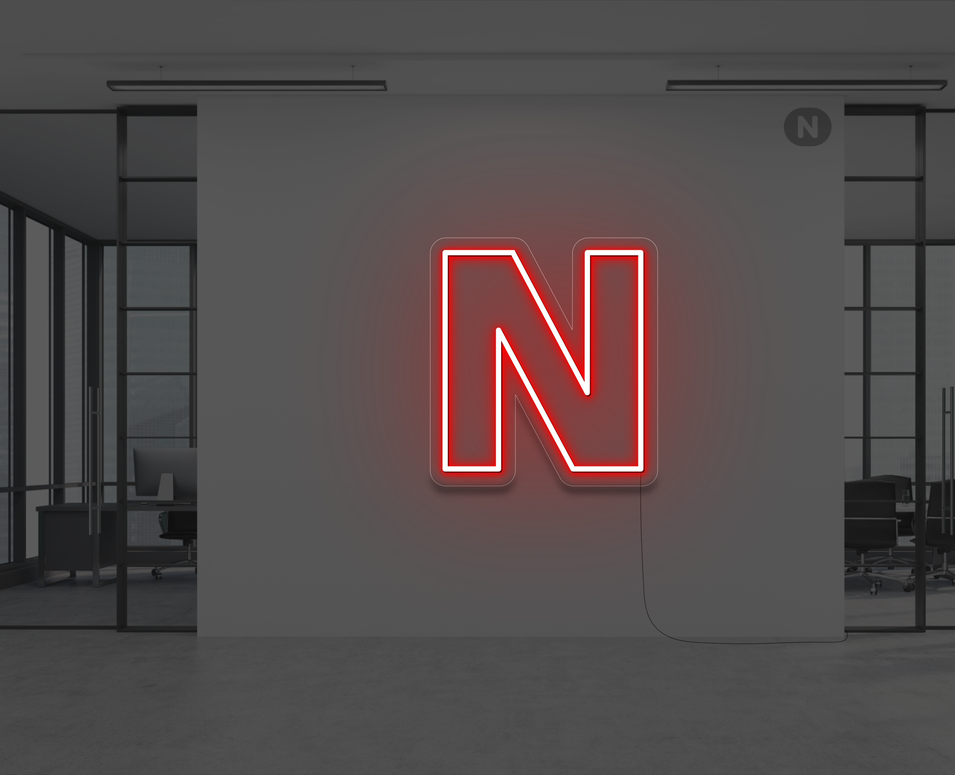 letras-de-neon-n-rojo