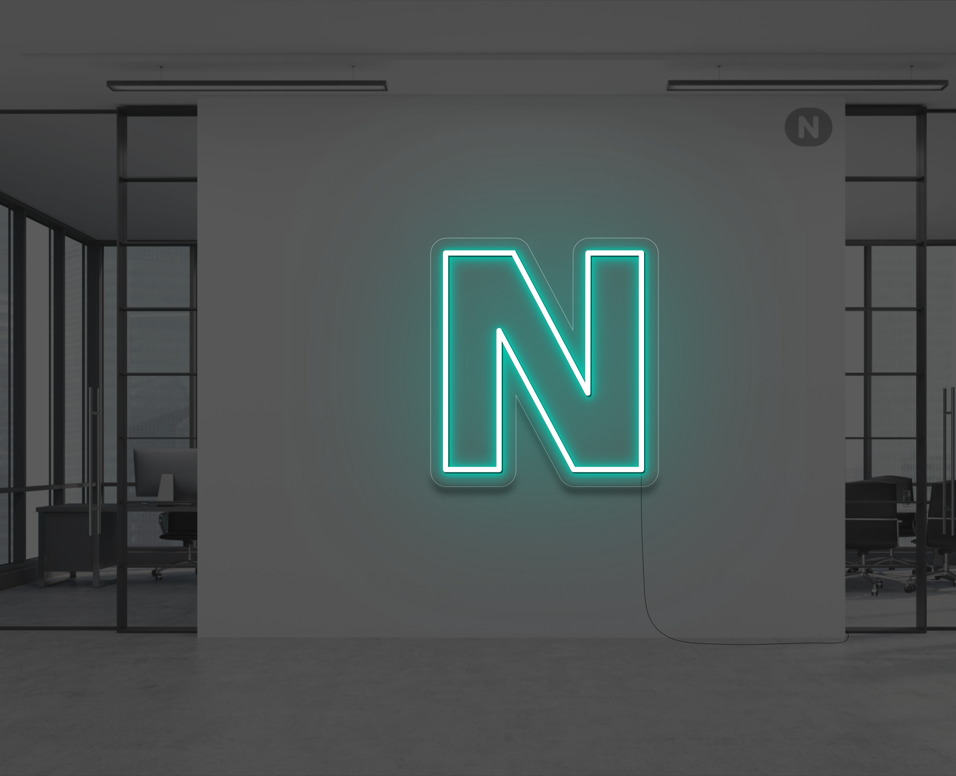 letras-de-neon-n-turquesa