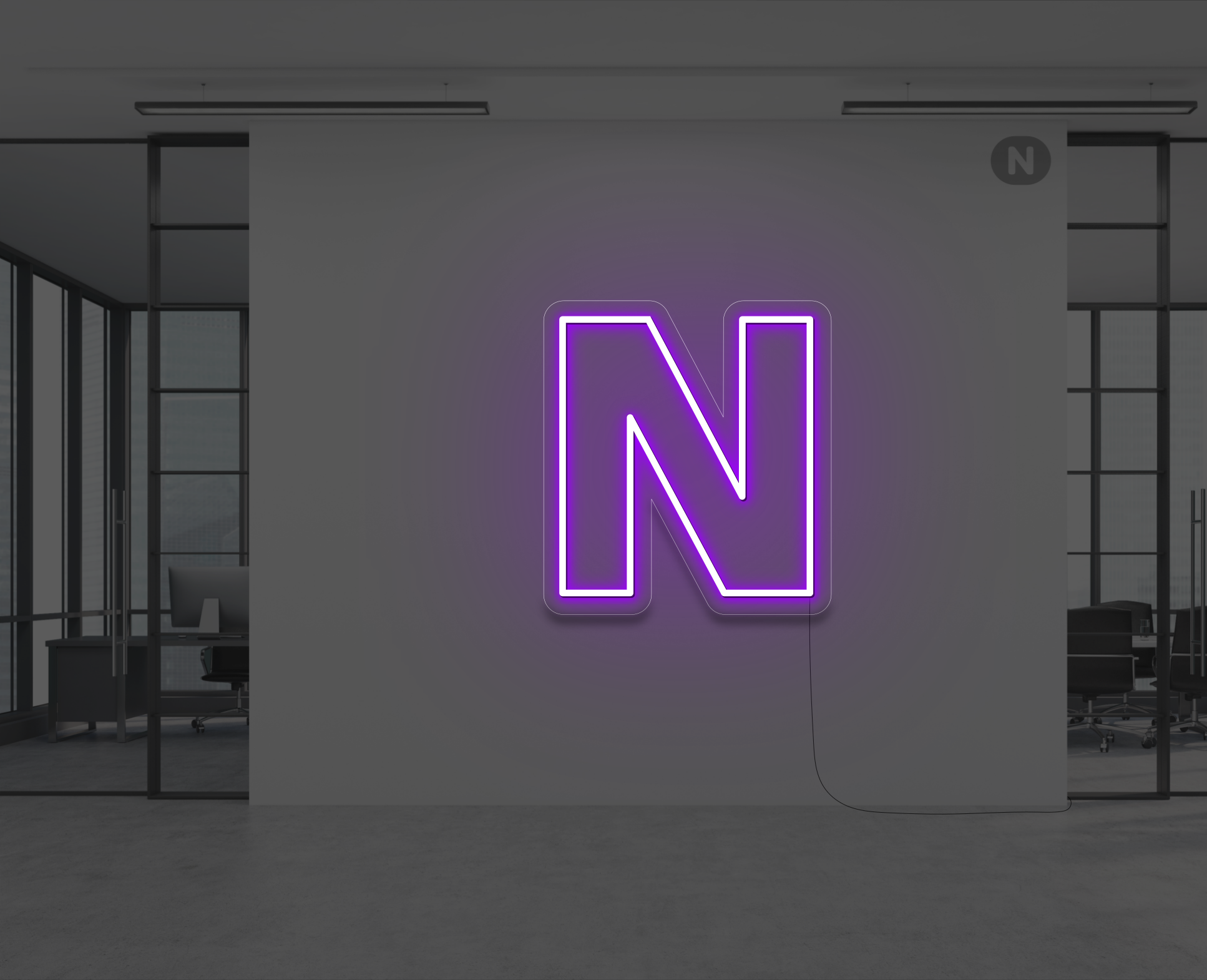 letras-de-neon-n-violeta