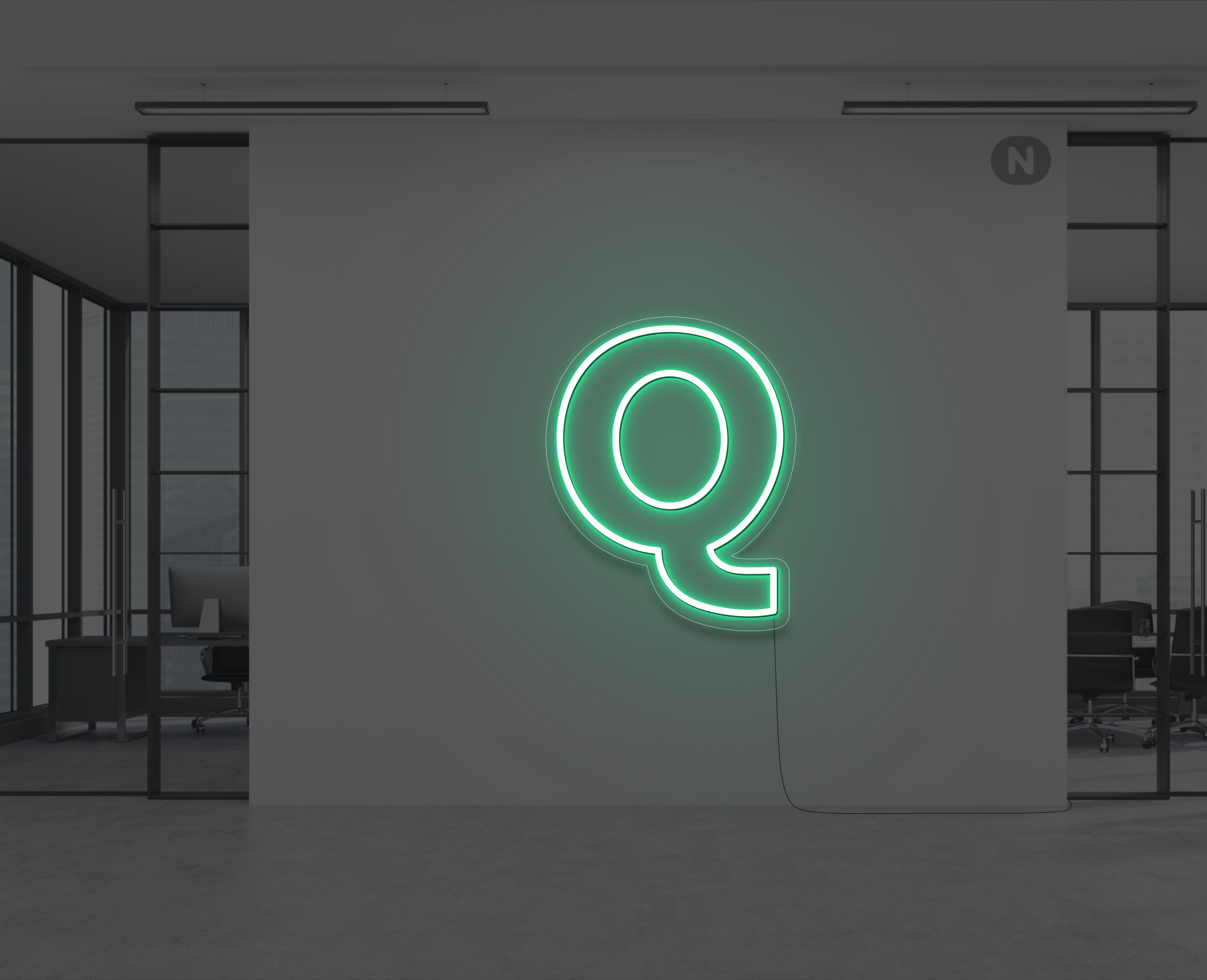 letras-de-neon-q-verde