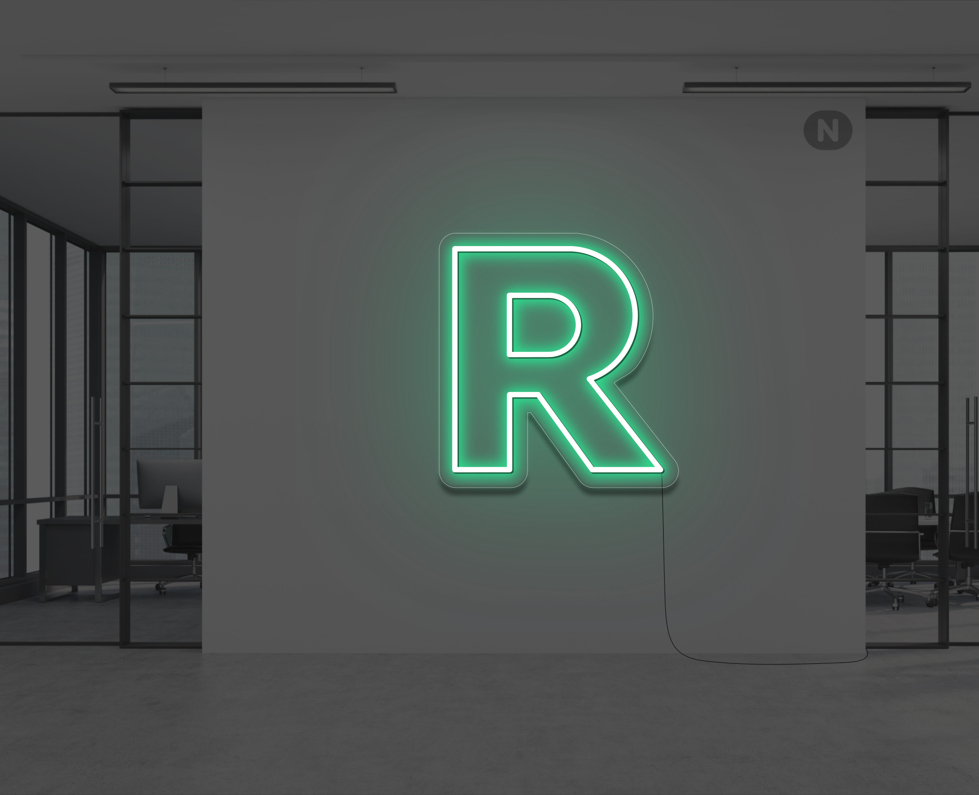 letras-de-neon-r-verde