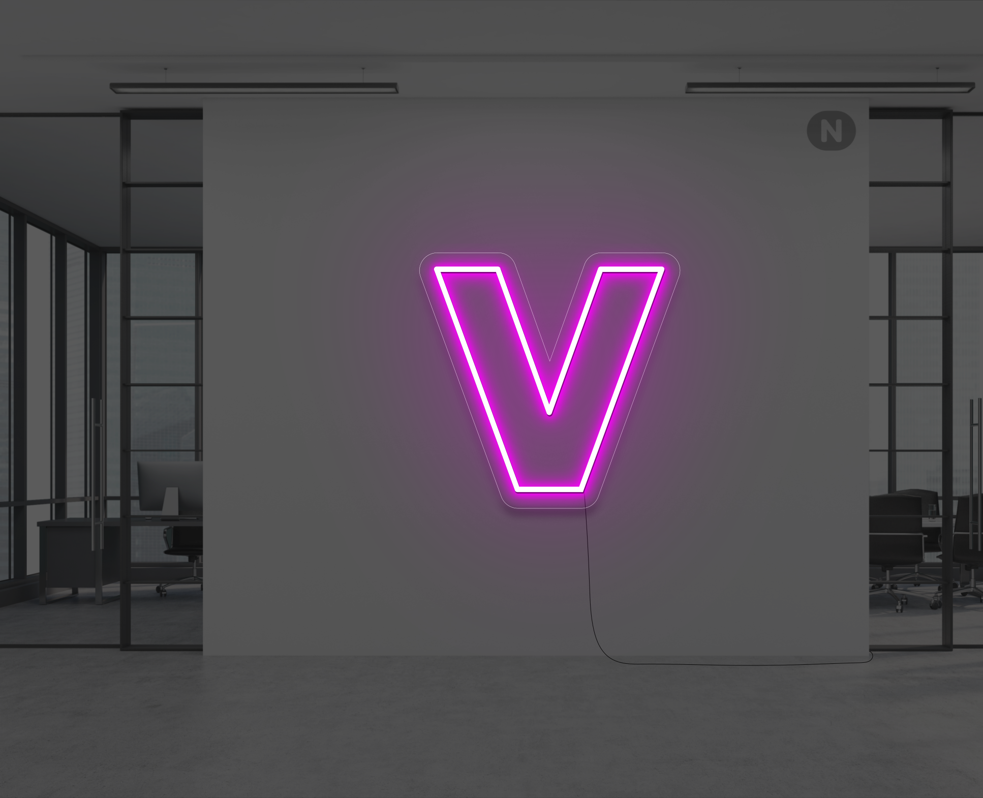 letras-de-neon-v-rosa-neon