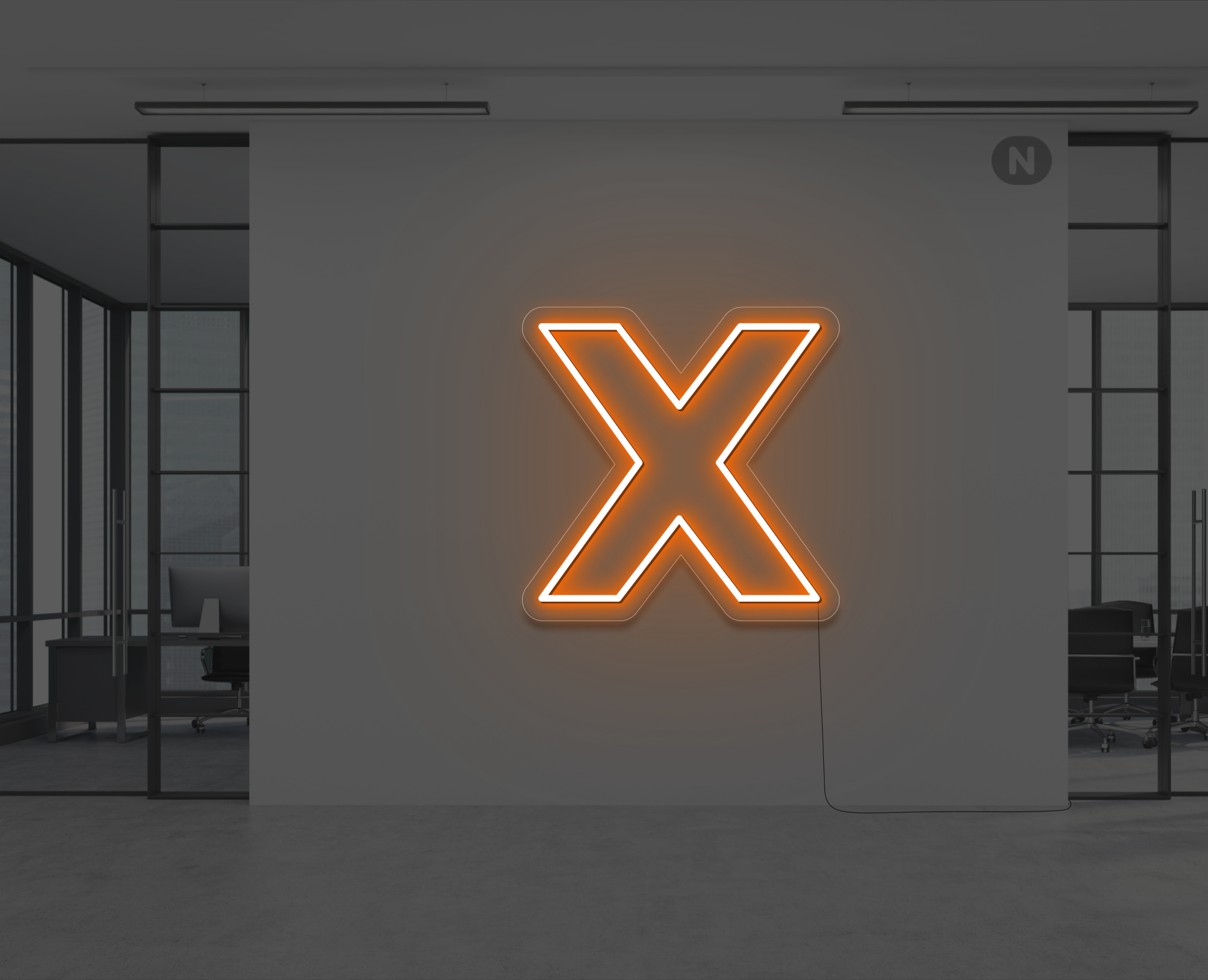 letras-de-neon-x-naranja