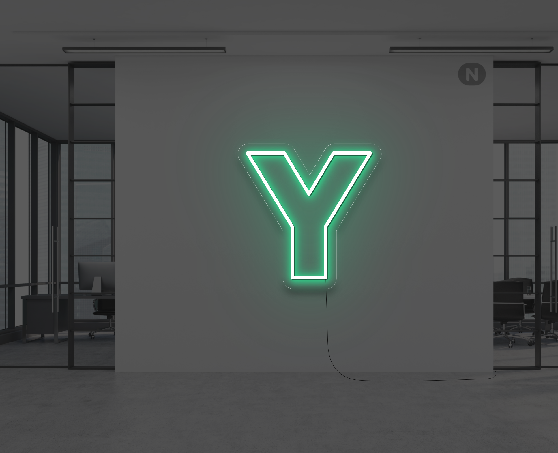 letras-de-neon-y-verde