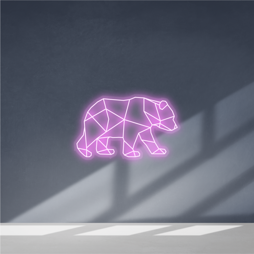 Cartel neon  Oso