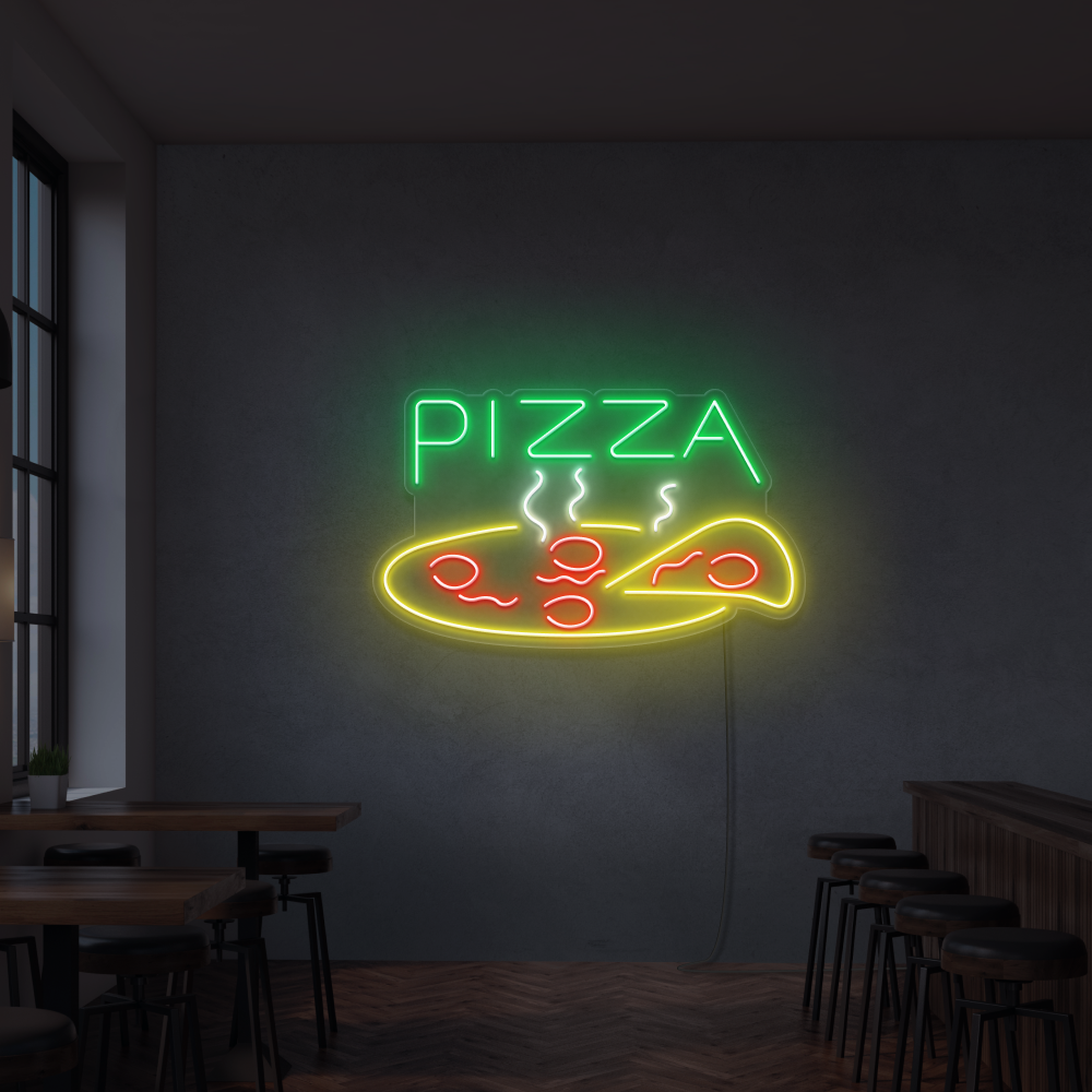 Cartel neon Pizza