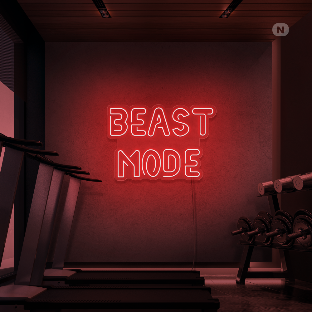Cartel neon Beast Mode