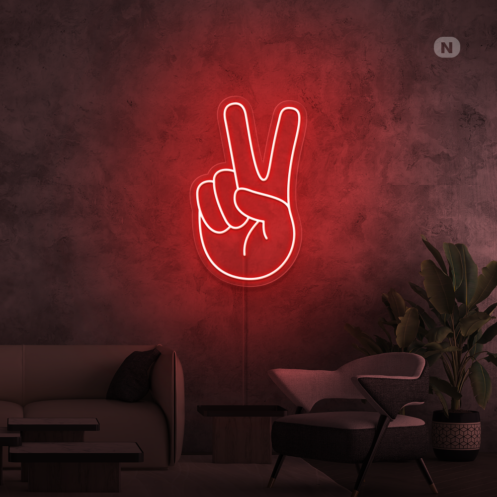 Cartel neon Paz