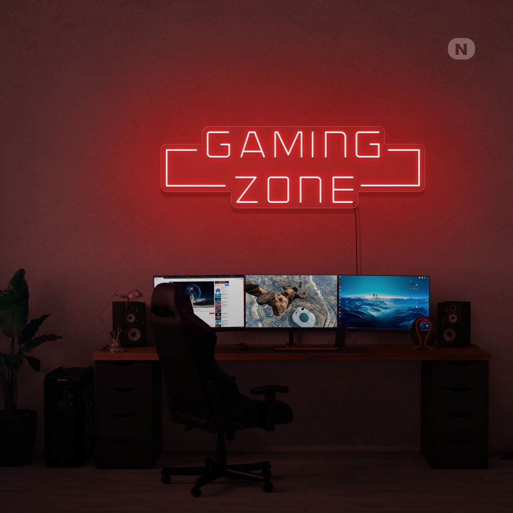 Cartel neon Gaming Zone