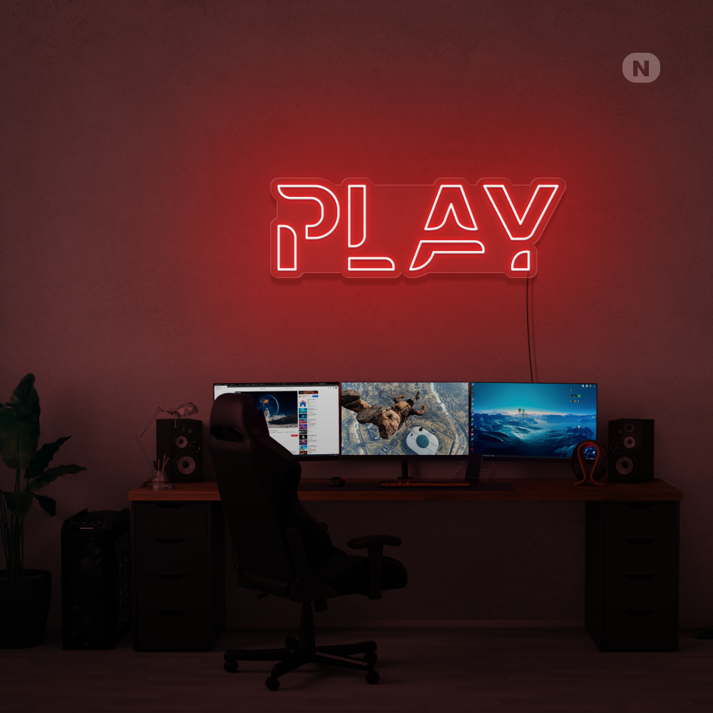 Cartel neon Play
