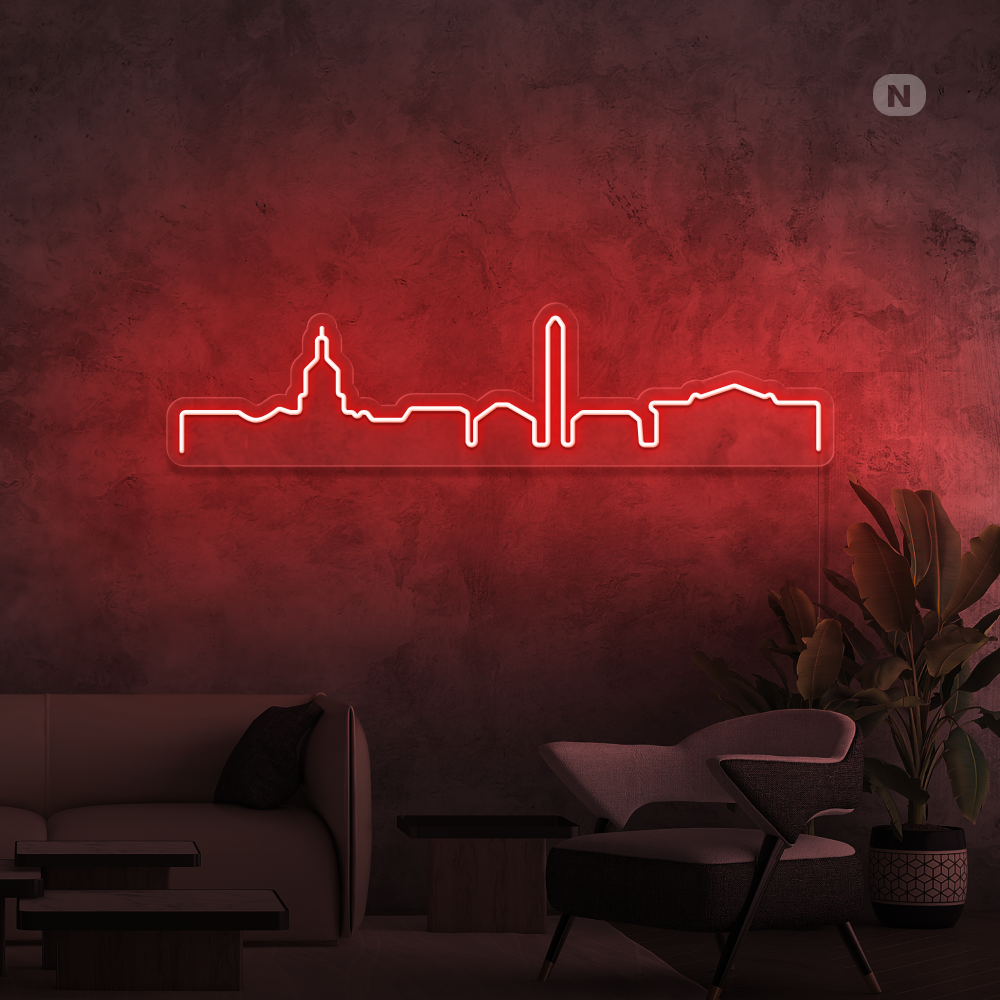 Cartel neon Skyline