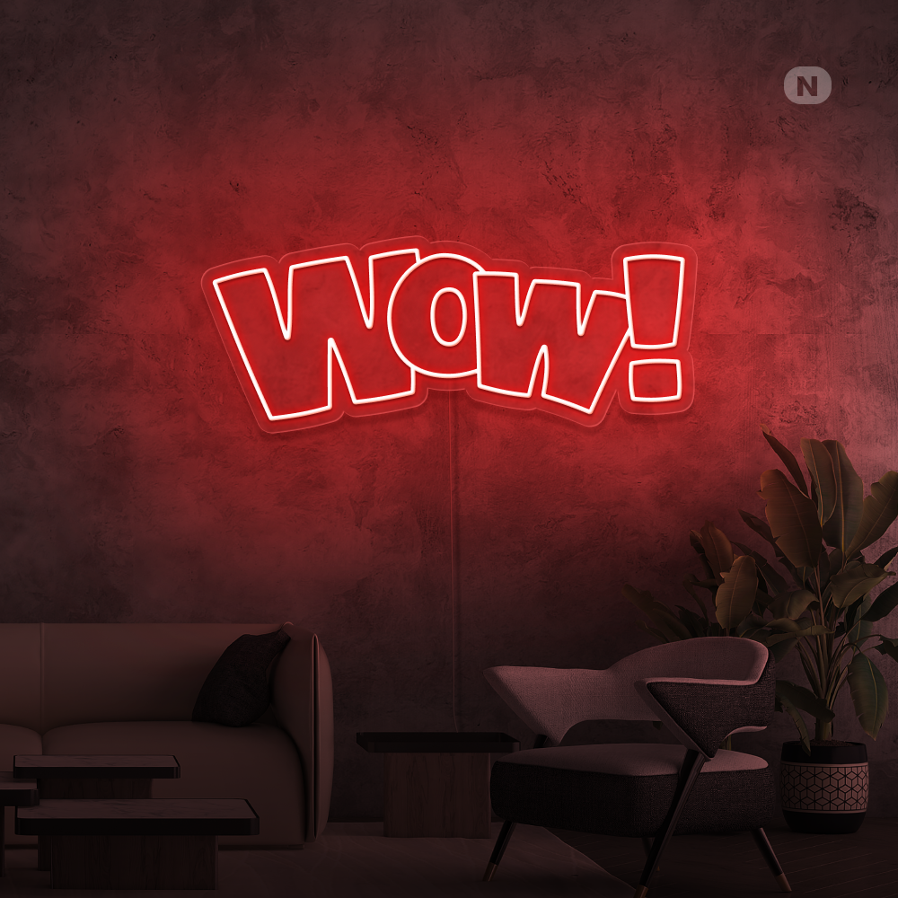 Cartel neon Wow!