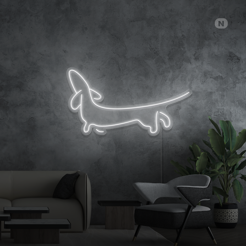 Cartel neon Teckel