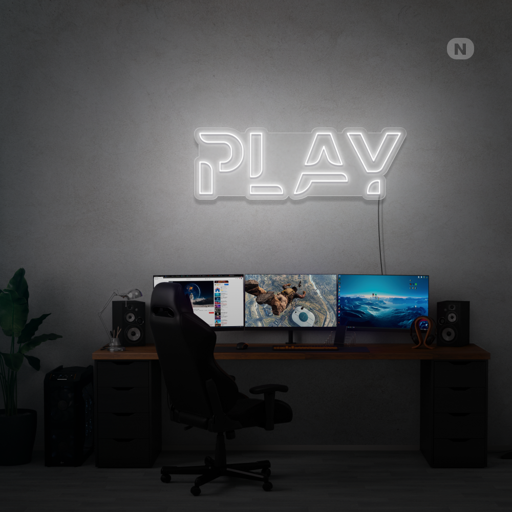 Cartel neon Play