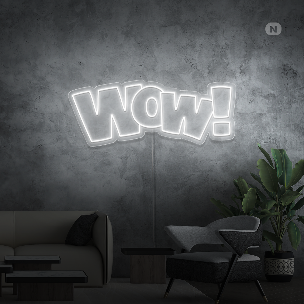 Cartel neon Wow!