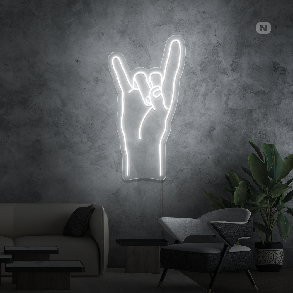 Cartel neon Rock & Roll