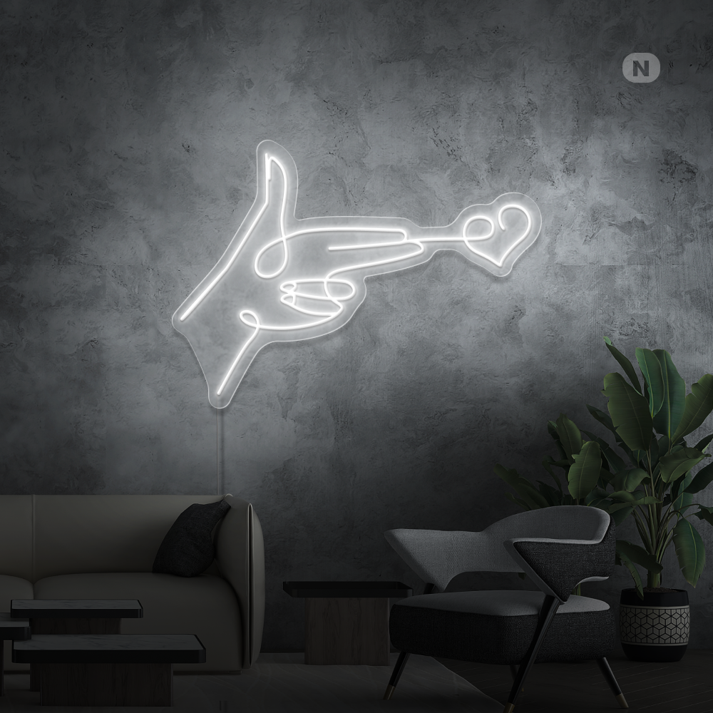 Cartel neon Lovestarget