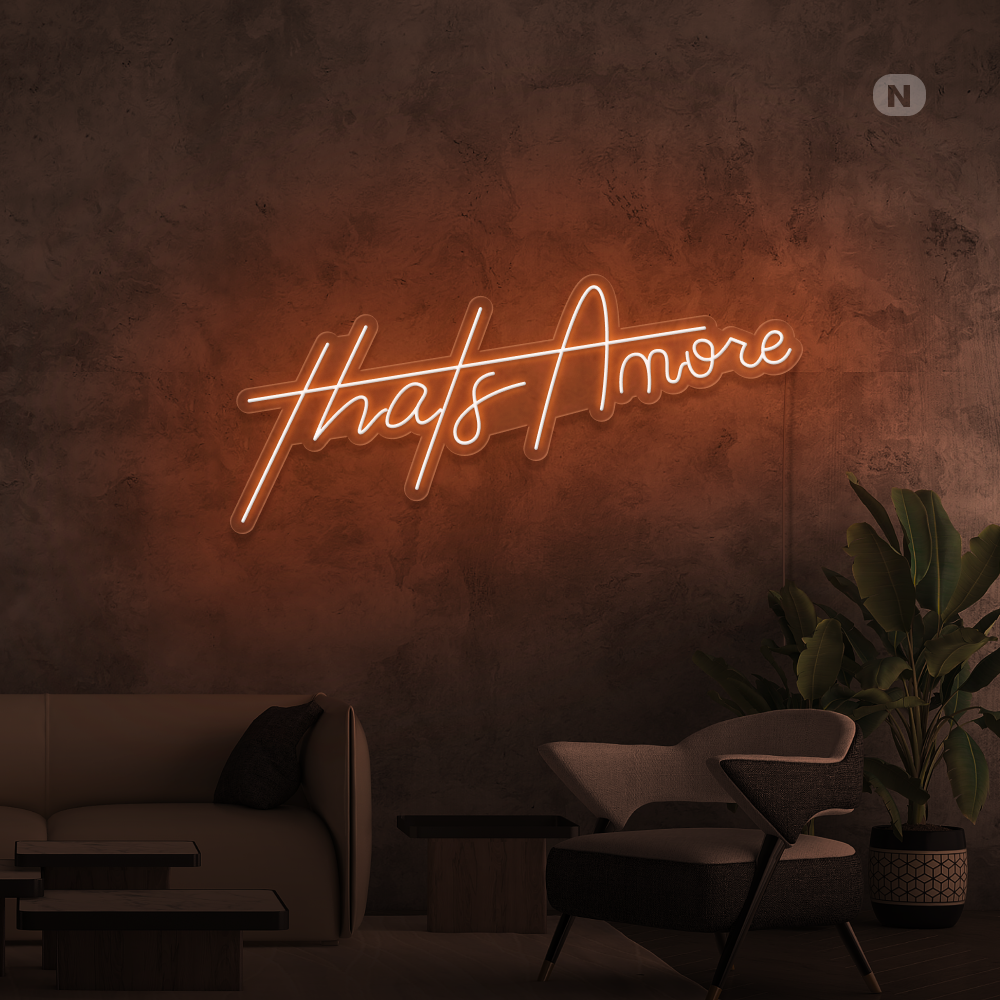 Cartel neon Amor