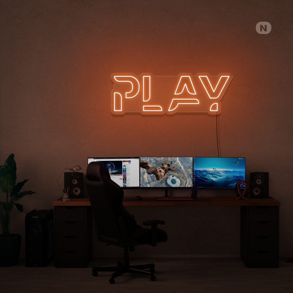 Cartel neon Play