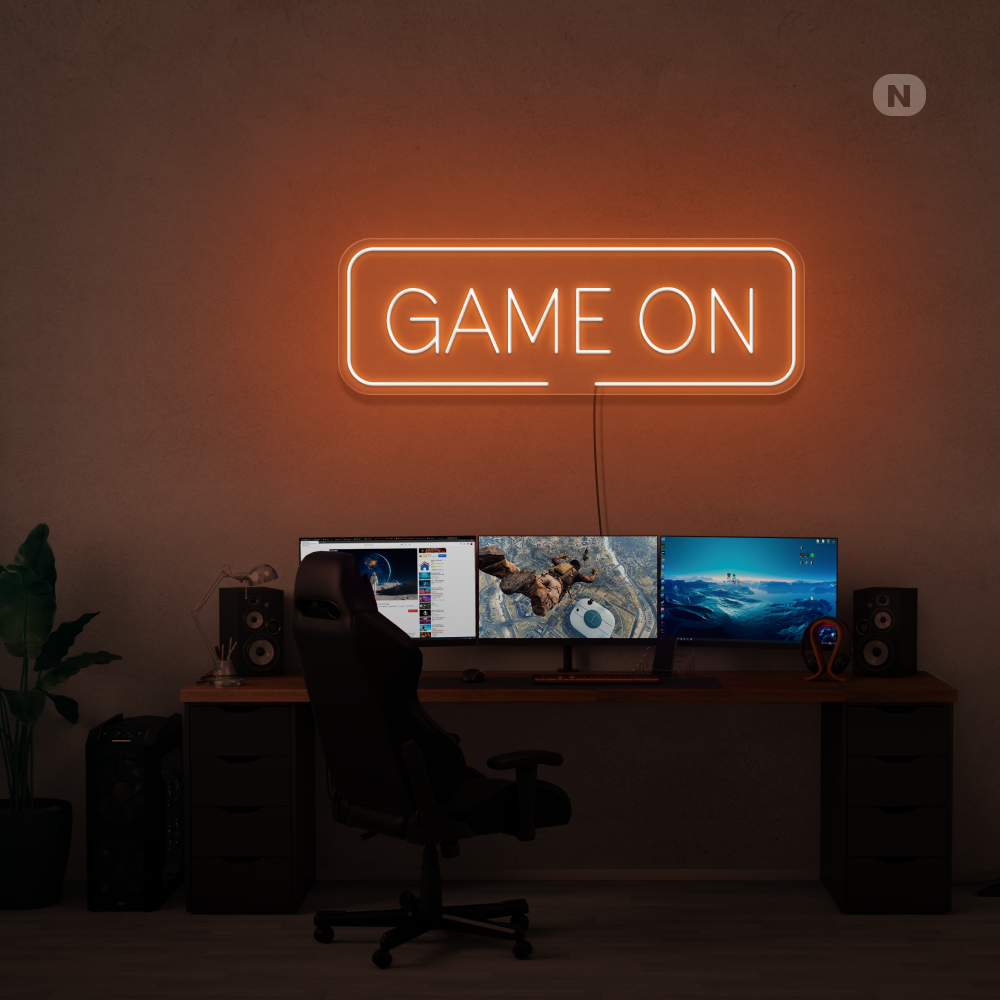 Cartel neon Game On