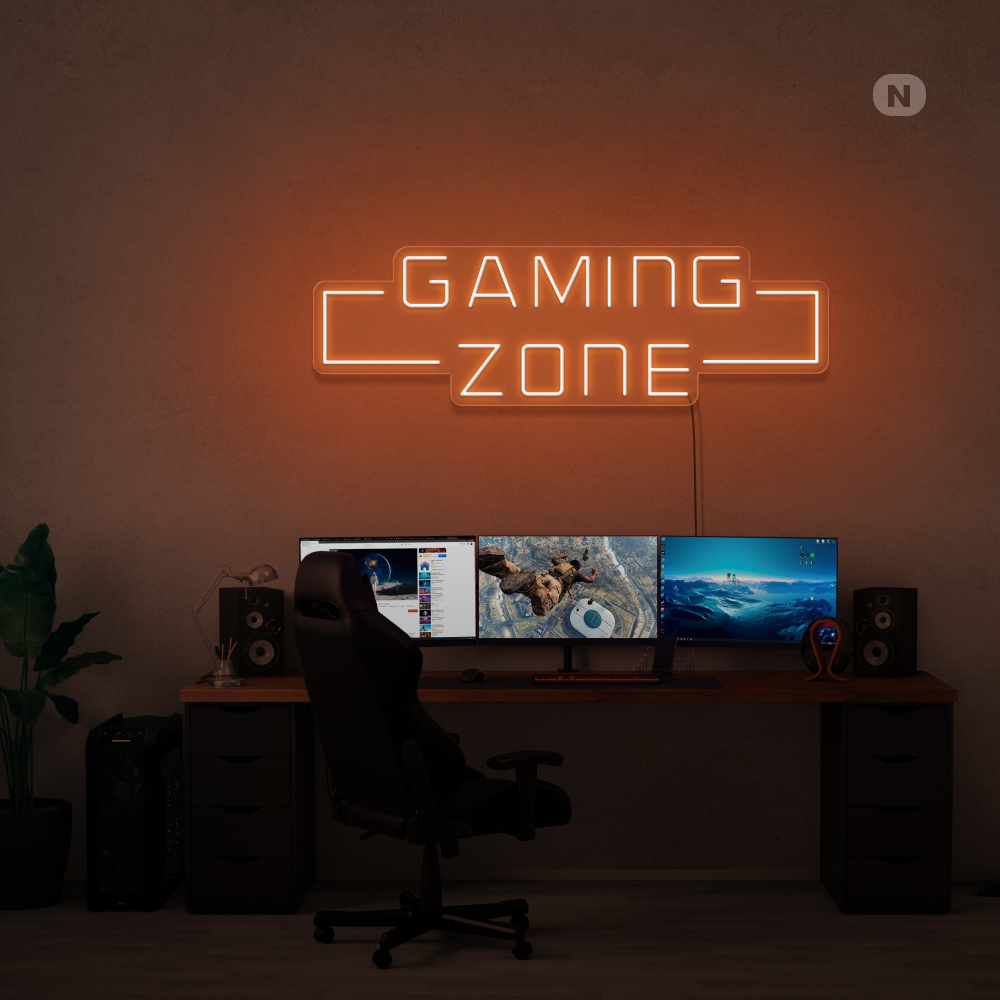 Cartel neon Gaming Zone