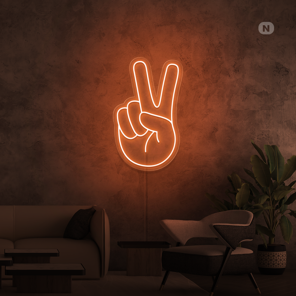 Cartel neon Paz